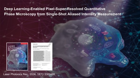 The article introduces  a novel deep learning-based technique for quantitative phase microscopy with pixel super-resolution capability, which holds promise for various fields such as drug discovery, c