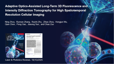 We propose an advanced cellular imaging technique that integrates fluorescence imaging with intensity diffraction tomography, resolving the long-standing trade-off between long-term imaging and high s
