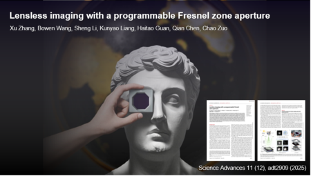 We propose a lensless imaging method with programmable Fresnel zone aperture (FZA), termed LIP, that is capable of achieving a 2.5x resolution enhancement and a 3 dB improvement in signal-to-noise rat